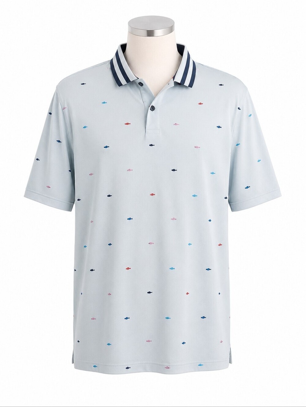 Redvanly NWT Men's Breeze Langham Polo Sz XL Golf Novelty Print Performance Wear